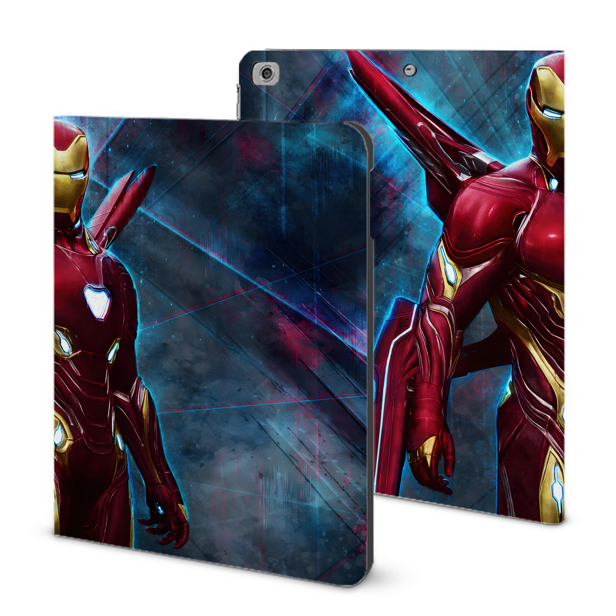 （画像用） アベンジャーズ The Avengers IPad ケース ブック型 PUレザー TPU 耐衝撃 軽量 薄型 ペン収納なし 全面保護 IPad 各モデル対応